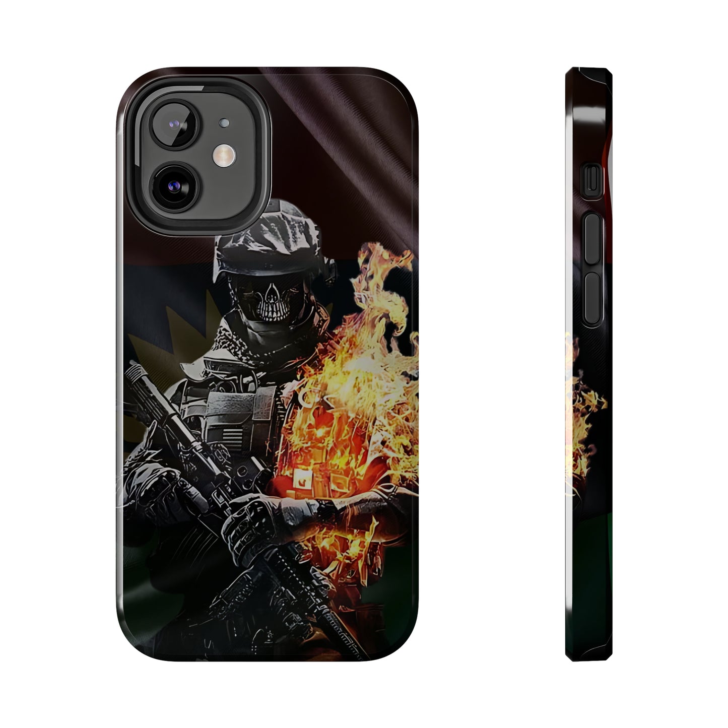 Biafra Soldier VIII - Tough iPhone Cases (iPhone 7, 8, X, 11, 12, 13, 14, 15)