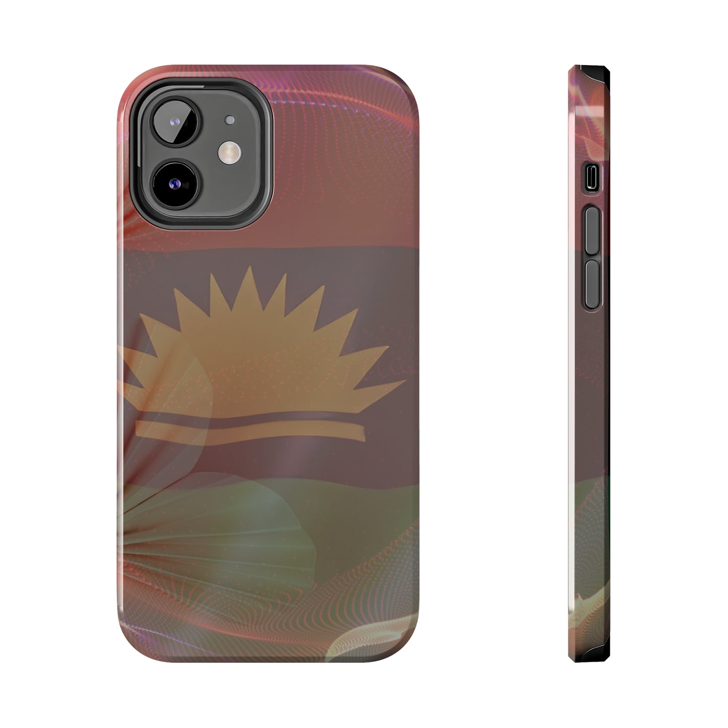 United States of Biafra Flag Flower Blend 2 - Tough iPhone Cases (iPhone 7, 8, X, 11, 12, 13, 14, 15)