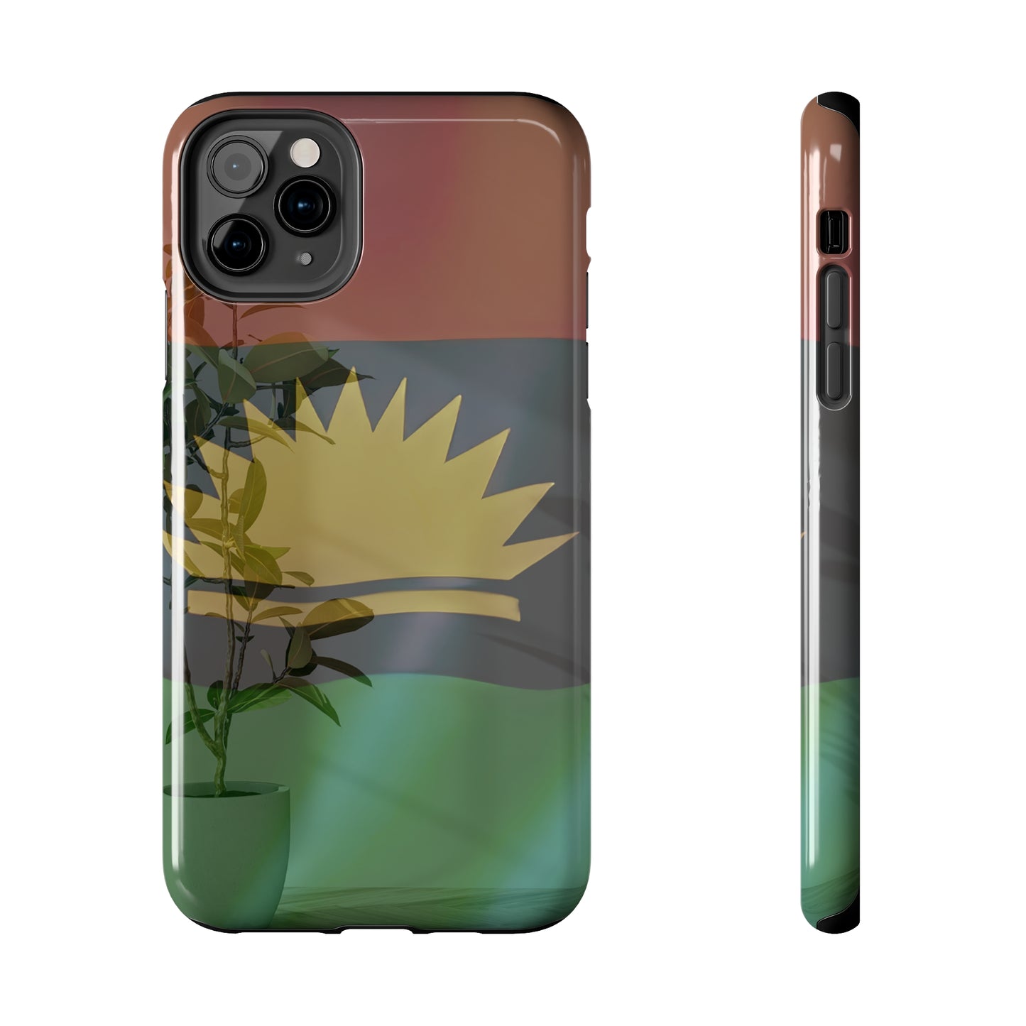 United States of Biafra Flag Plant Vase - Tough iPhone Cases (iPhone 7, 8, X, 11, 12, 13, 14, 15)