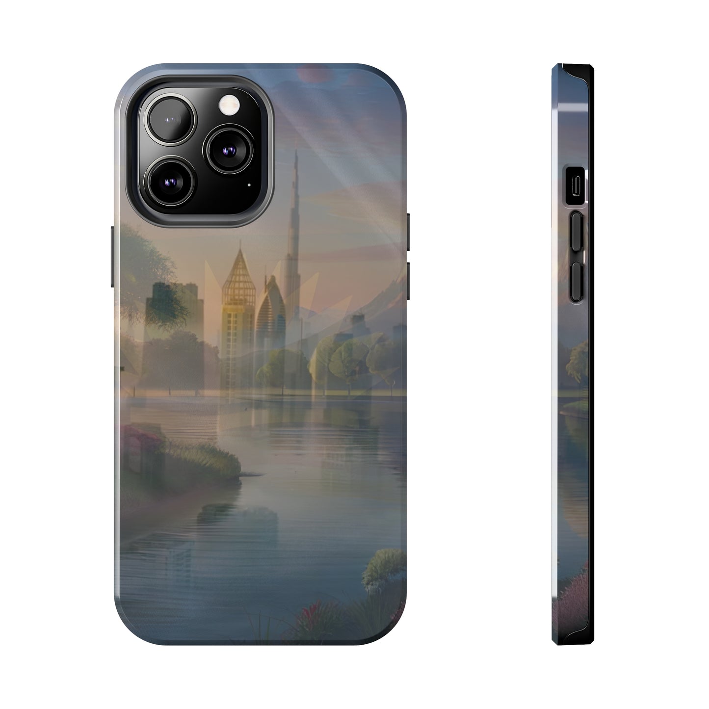 City Neighborhood Pond United States of Biafra - Tough iPhone Cases (iPhone 7, 8, X, 11, 12, 13, 14, 15)