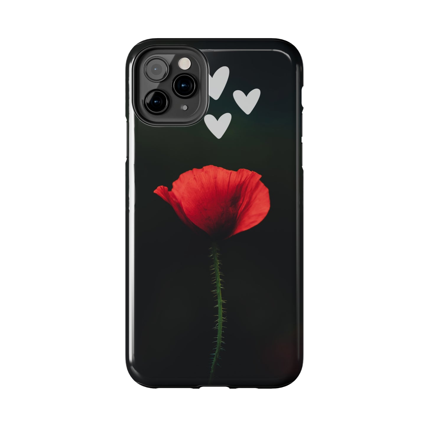 Red Rose - Tough iPhone Cases (iPhone 7, 8, X, 11, 12, 13, 14, 15)