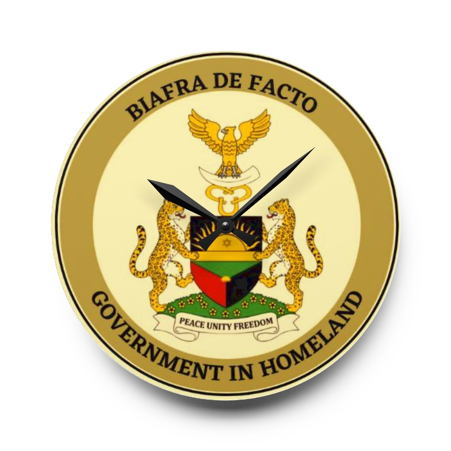 Biafra De Facto Acrylic Wall Clock