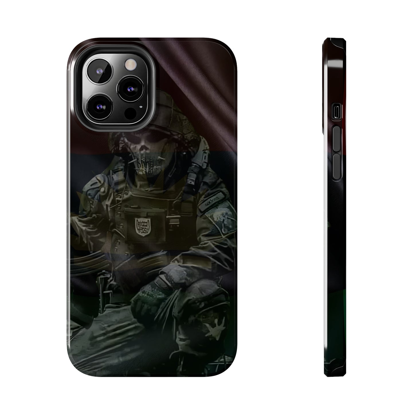 Biafra Soldier II - Tough iPhone Cases (iPhone 7, 8, X, 11, 12, 13, 14, 15)