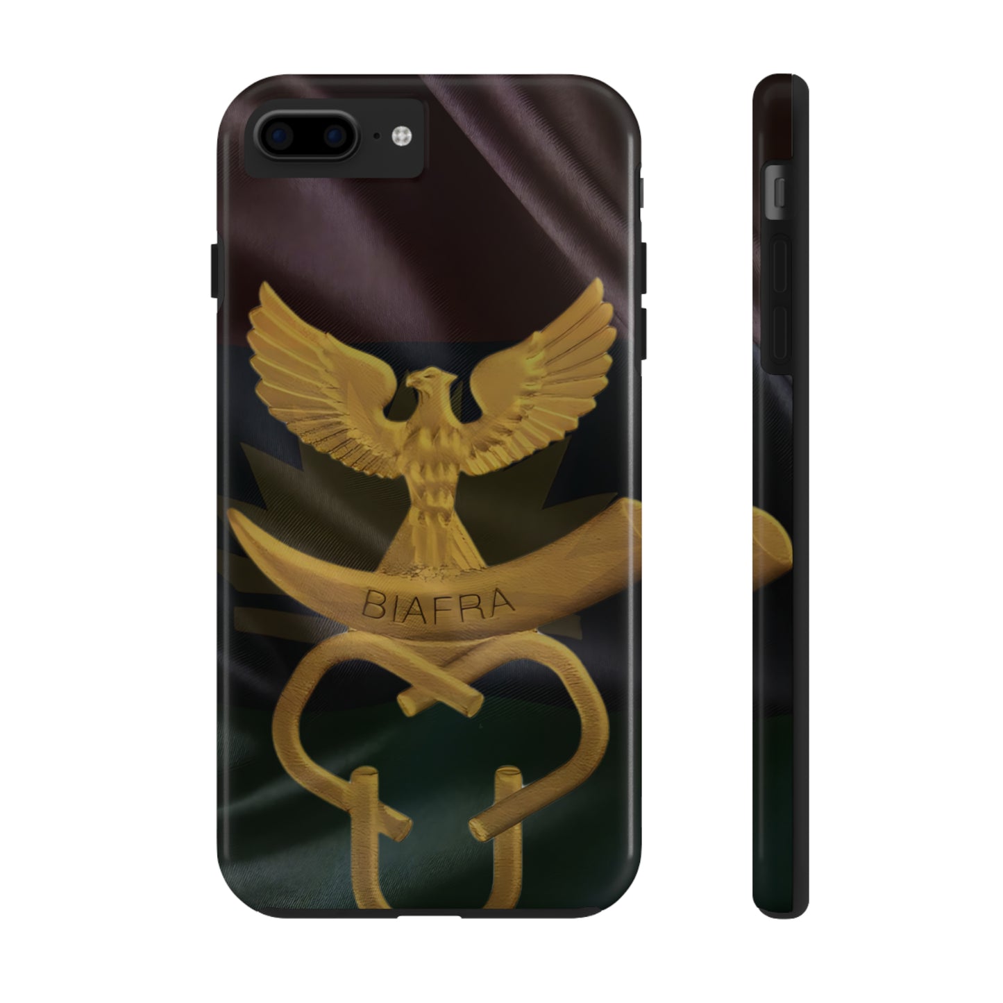 Biafra Liberation Army Logo Gold - Tough iPhone Cases (iPhone 7, 8, X, 11, 12, 13, 14, 15)
