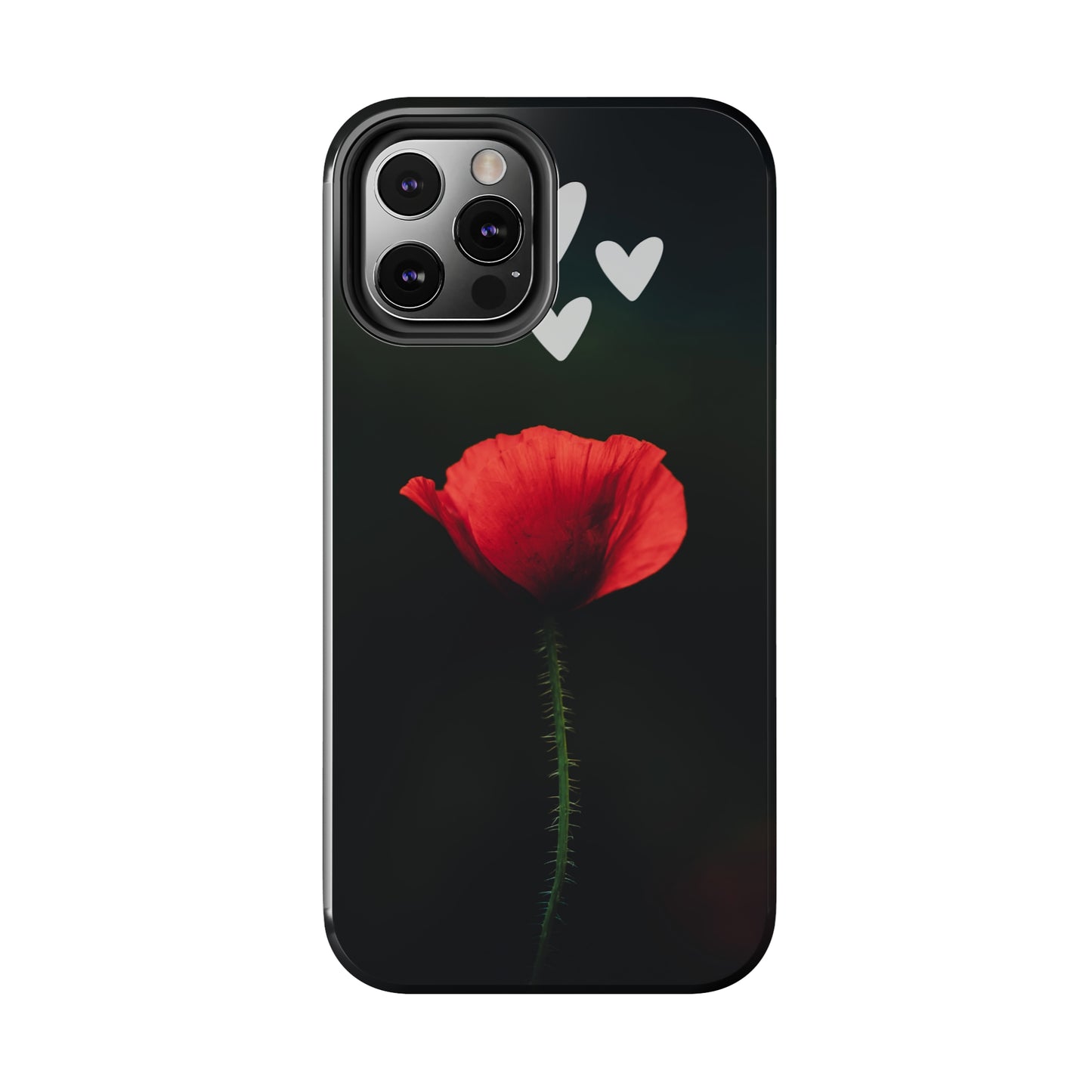 Red Rose - Tough iPhone Cases (iPhone 7, 8, X, 11, 12, 13, 14, 15)