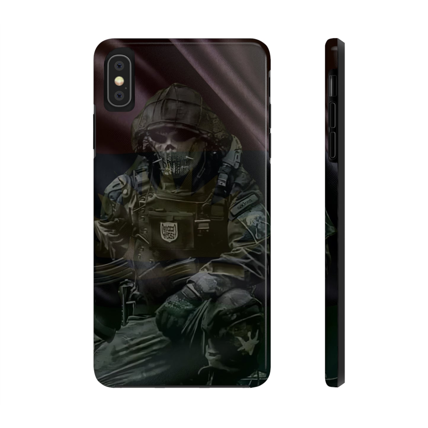 Biafra Soldier II - Tough iPhone Cases (iPhone 7, 8, X, 11, 12, 13, 14, 15)