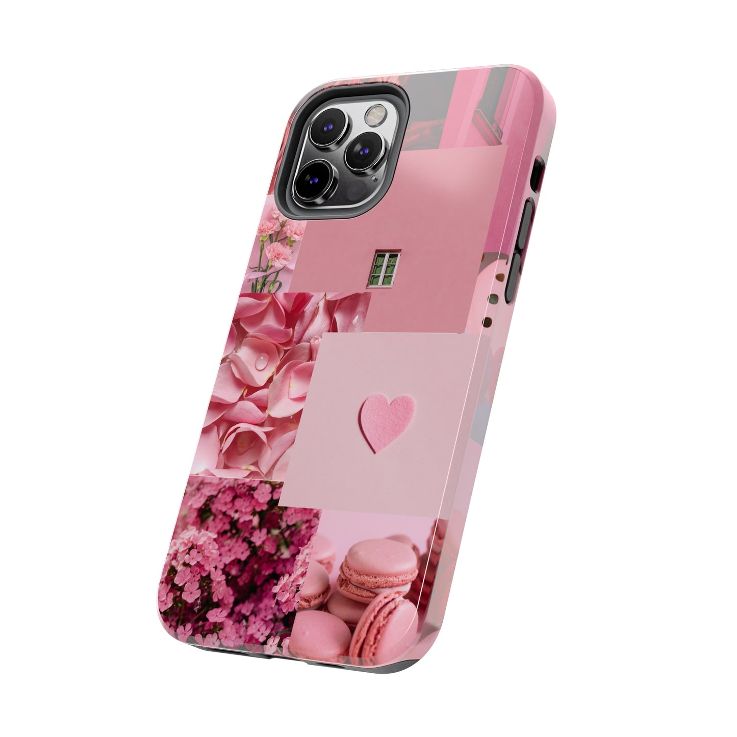 Pink Flowers - Tough iPhone Cases (iPhone 7, 8, X, 11, 12, 13, 14, 15)