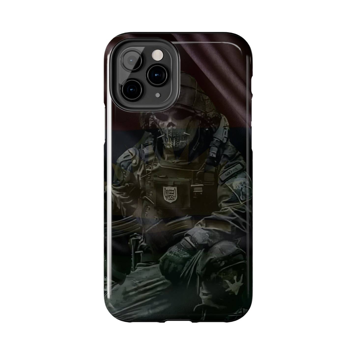 Biafra Soldier II - Tough iPhone Cases (iPhone 7, 8, X, 11, 12, 13, 14, 15)