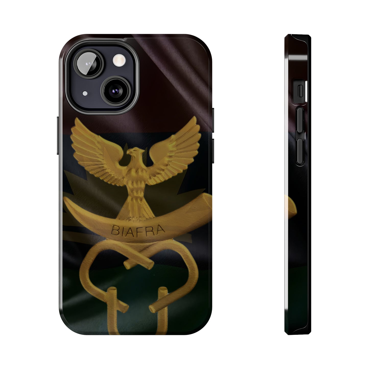 Biafra Liberation Army Logo Gold - Tough iPhone Cases (iPhone 7, 8, X, 11, 12, 13, 14, 15)