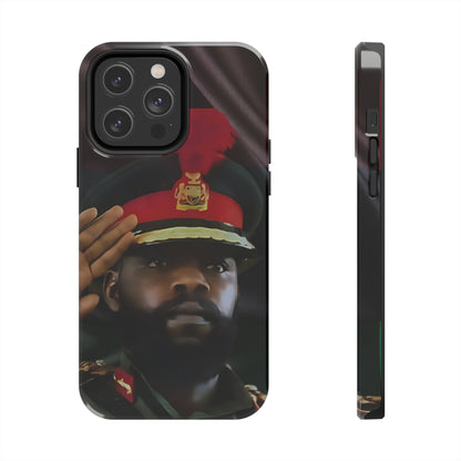 Chukwuemeka Odumegwu Ojukwu (General of the Armies of the United States of Biafra) (Limited Edition) - Tough iPhone Cases (iPhone 7, 8, X, 11, 12, 13, 14, 15)