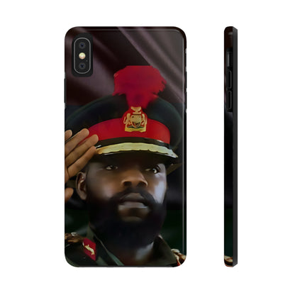 Chukwuemeka Odumegwu Ojukwu (General of the Armies of the United States of Biafra) (Limited Edition) - Tough iPhone Cases (iPhone 7, 8, X, 11, 12, 13, 14, 15)