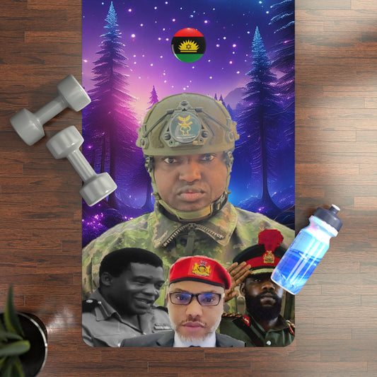 Biafra Heroes Rubber Yoga Mat (Limited Edition)