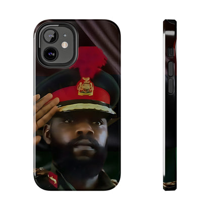 Chukwuemeka Odumegwu Ojukwu (General of the Armies of the United States of Biafra) (Limited Edition) - Tough iPhone Cases (iPhone 7, 8, X, 11, 12, 13, 14, 15)