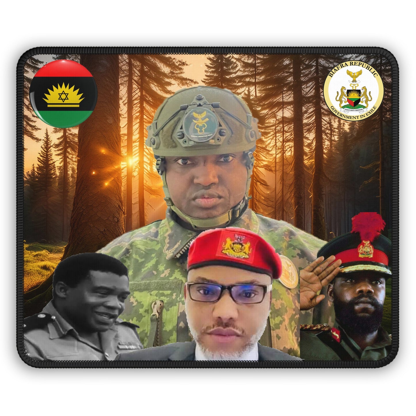 Biafra Heroes Gaming Mouse Pad (Limited Edition)