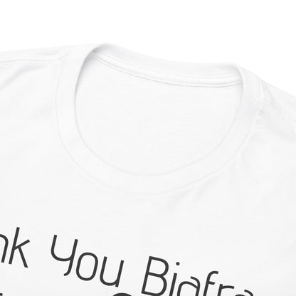 Thank you Biafra Veterans T-Shirt (Poland)