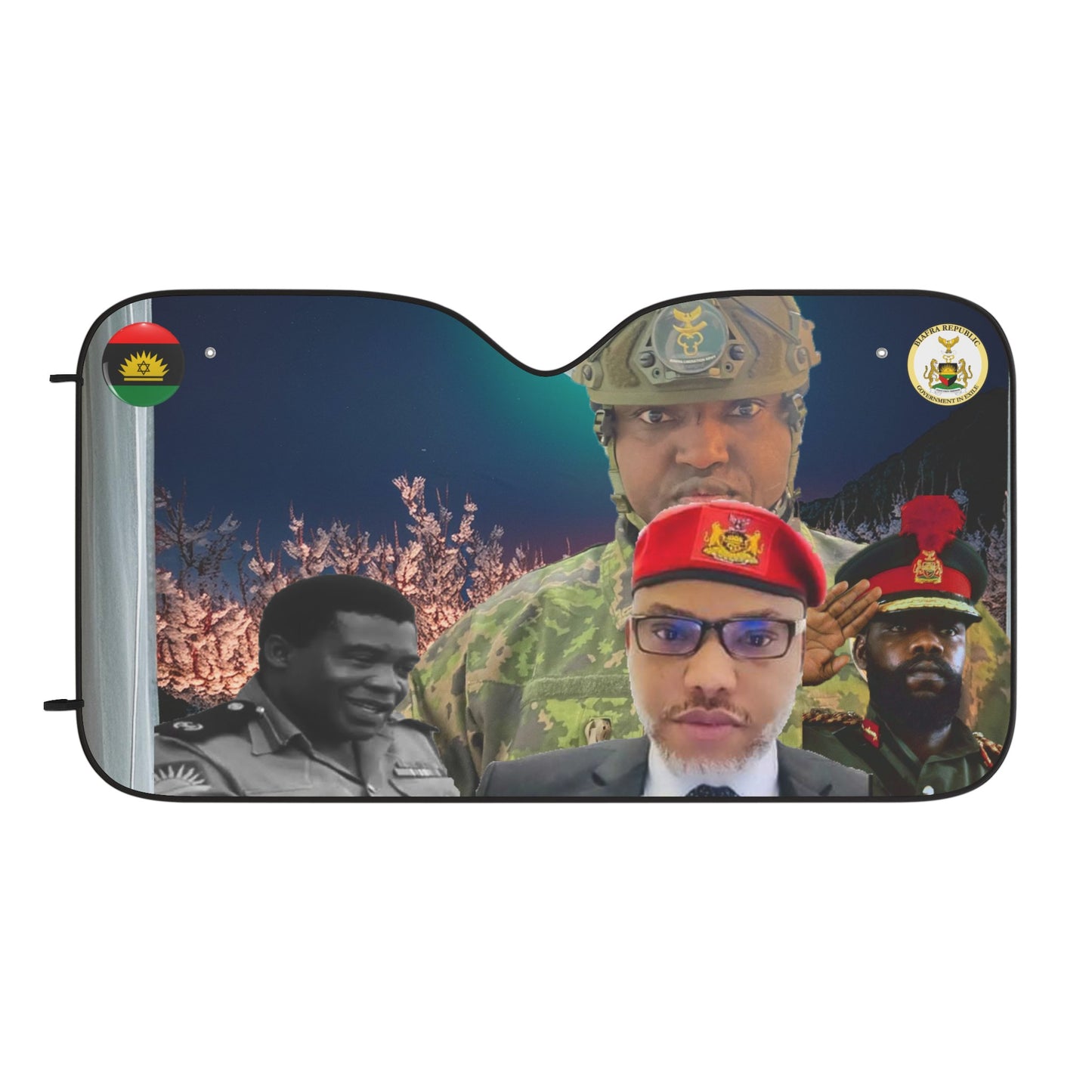 Biafra Heroes Car Sun Shades (Limited Edition)