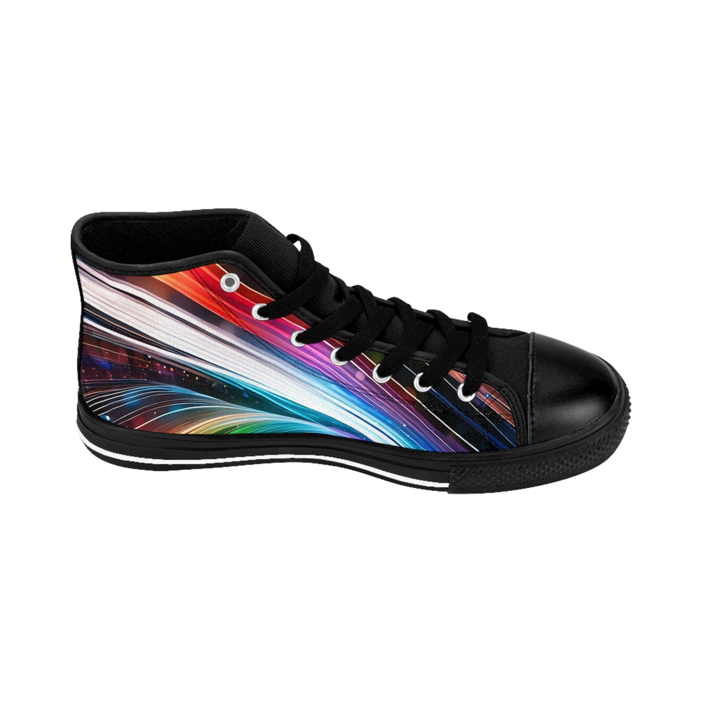 Frequency Lines Women's Classic Sneakers (Limited Edition)