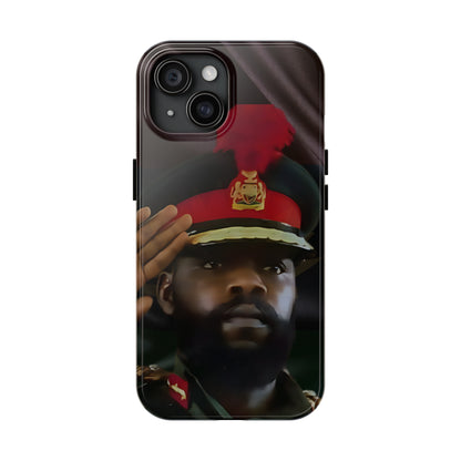 Chukwuemeka Odumegwu Ojukwu (General of the Armies of the United States of Biafra) (Limited Edition) - Tough iPhone Cases (iPhone 7, 8, X, 11, 12, 13, 14, 15)