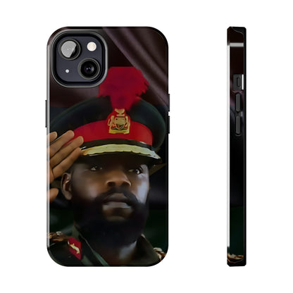 Chukwuemeka Odumegwu Ojukwu (General of the Armies of the United States of Biafra) (Limited Edition) - Tough iPhone Cases (iPhone 7, 8, X, 11, 12, 13, 14, 15)