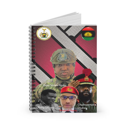 Biafra Heroes Spiral Notebook - Ruled Line (Limited Edition)