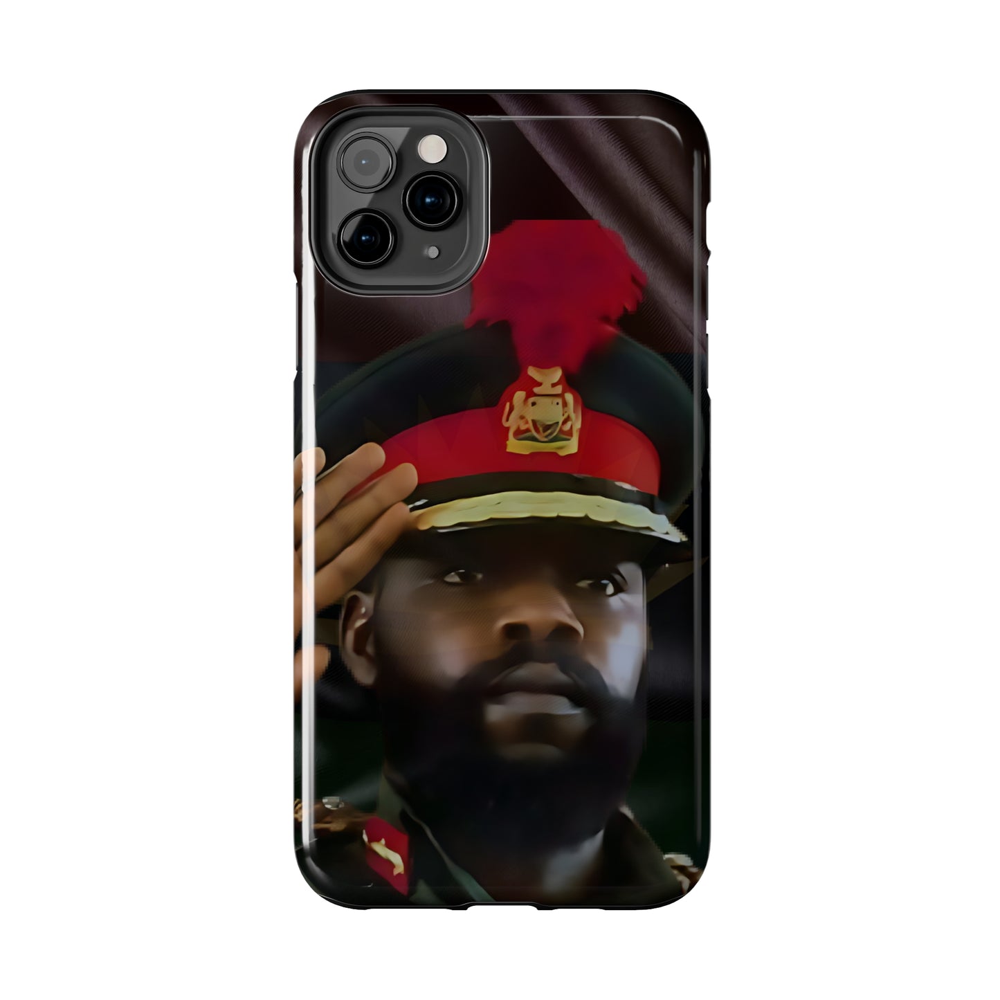 Chukwuemeka Odumegwu Ojukwu (General of the Armies of the United States of Biafra) (Limited Edition) - Tough iPhone Cases (iPhone 7, 8, X, 11, 12, 13, 14, 15)