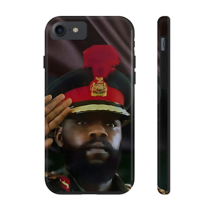 Chukwuemeka Odumegwu Ojukwu (General of the Armies of the United States of Biafra) (Limited Edition) - Tough iPhone Cases (iPhone 7, 8, X, 11, 12, 13, 14, 15)