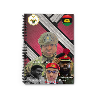 Biafra Heroes Spiral Notebook - Ruled Line (Limited Edition)