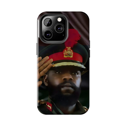 Chukwuemeka Odumegwu Ojukwu (General of the Armies of the United States of Biafra) (Limited Edition) - Tough iPhone Cases (iPhone 7, 8, X, 11, 12, 13, 14, 15)