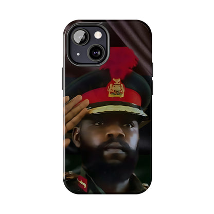 Chukwuemeka Odumegwu Ojukwu (General of the Armies of the United States of Biafra) (Limited Edition) - Tough iPhone Cases (iPhone 7, 8, X, 11, 12, 13, 14, 15)