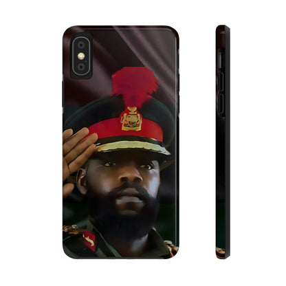 Chukwuemeka Odumegwu Ojukwu (General of the Armies of the United States of Biafra) (Limited Edition) - Tough iPhone Cases (iPhone 7, 8, X, 11, 12, 13, 14, 15)