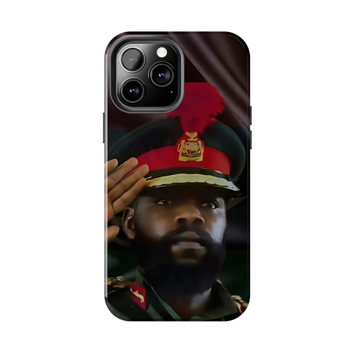 Chukwuemeka Odumegwu Ojukwu (General of the Armies of the United States of Biafra) (Limited Edition) - Tough iPhone Cases (iPhone 7, 8, X, 11, 12, 13, 14, 15)