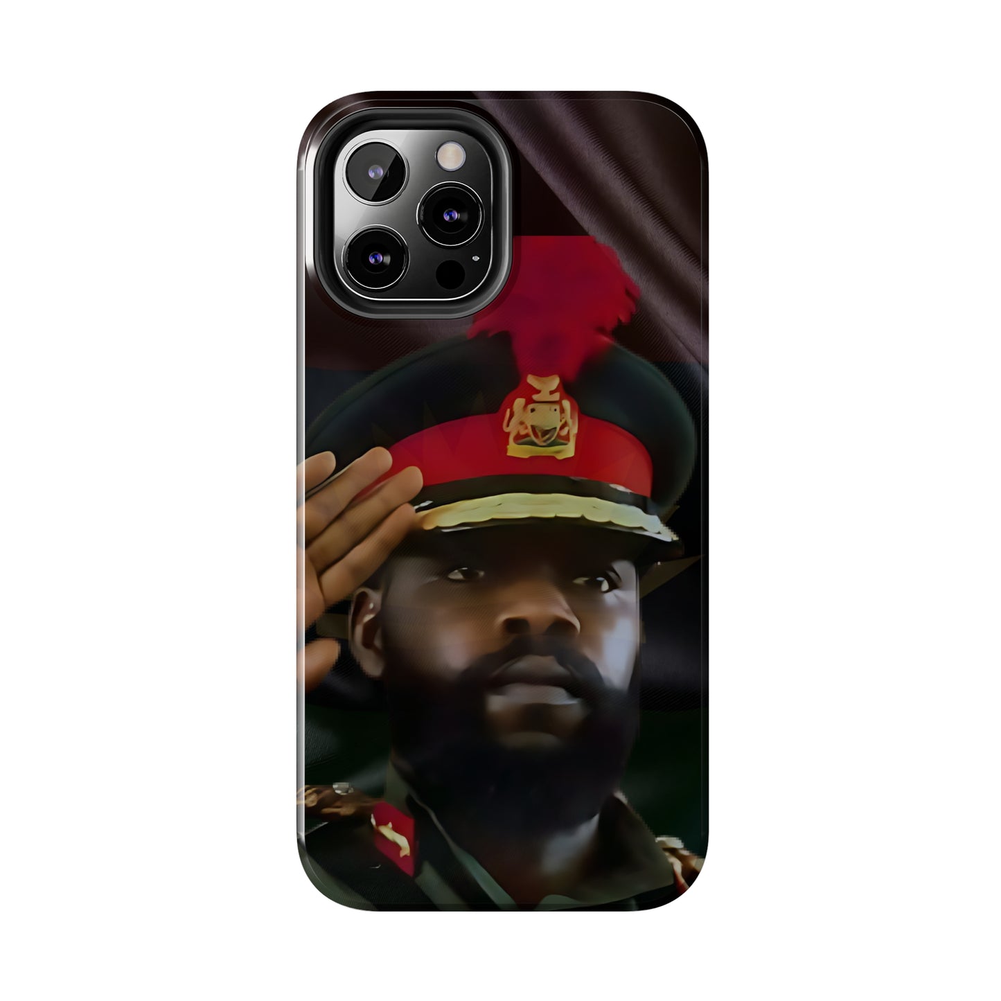 Chukwuemeka Odumegwu Ojukwu (General of the Armies of the United States of Biafra) (Limited Edition) - Tough iPhone Cases (iPhone 7, 8, X, 11, 12, 13, 14, 15)