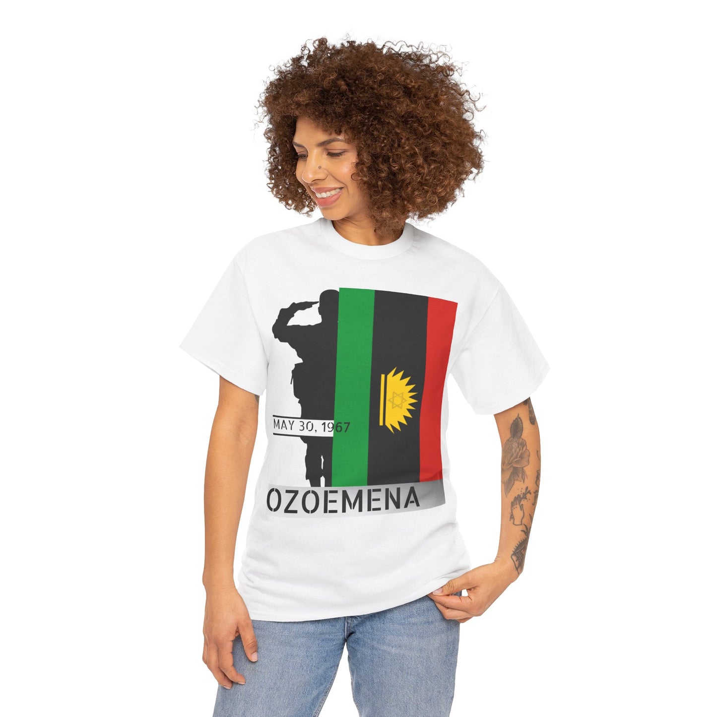 Biafra Veterans/Memorial Ozoemena T-Shirt (Czech Republic/Germany)