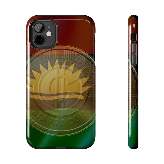 Biafra Coin - Tough iPhone Cases (iPhone 7, 8, X, 11, 12, 13, 14, 15)