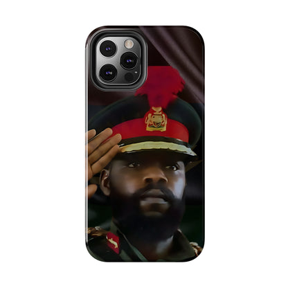 Chukwuemeka Odumegwu Ojukwu (General of the Armies of the United States of Biafra) (Limited Edition) - Tough iPhone Cases (iPhone 7, 8, X, 11, 12, 13, 14, 15)