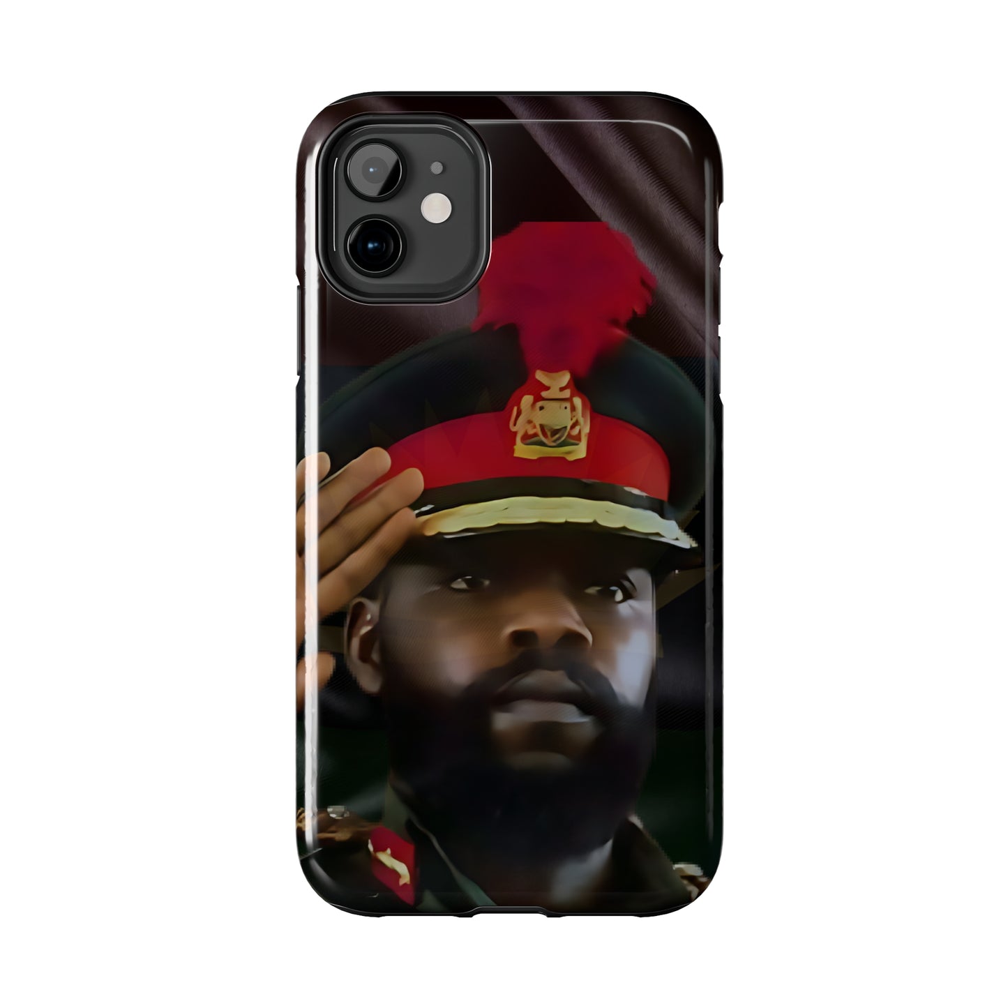 Chukwuemeka Odumegwu Ojukwu (General of the Armies of the United States of Biafra) (Limited Edition) - Tough iPhone Cases (iPhone 7, 8, X, 11, 12, 13, 14, 15)