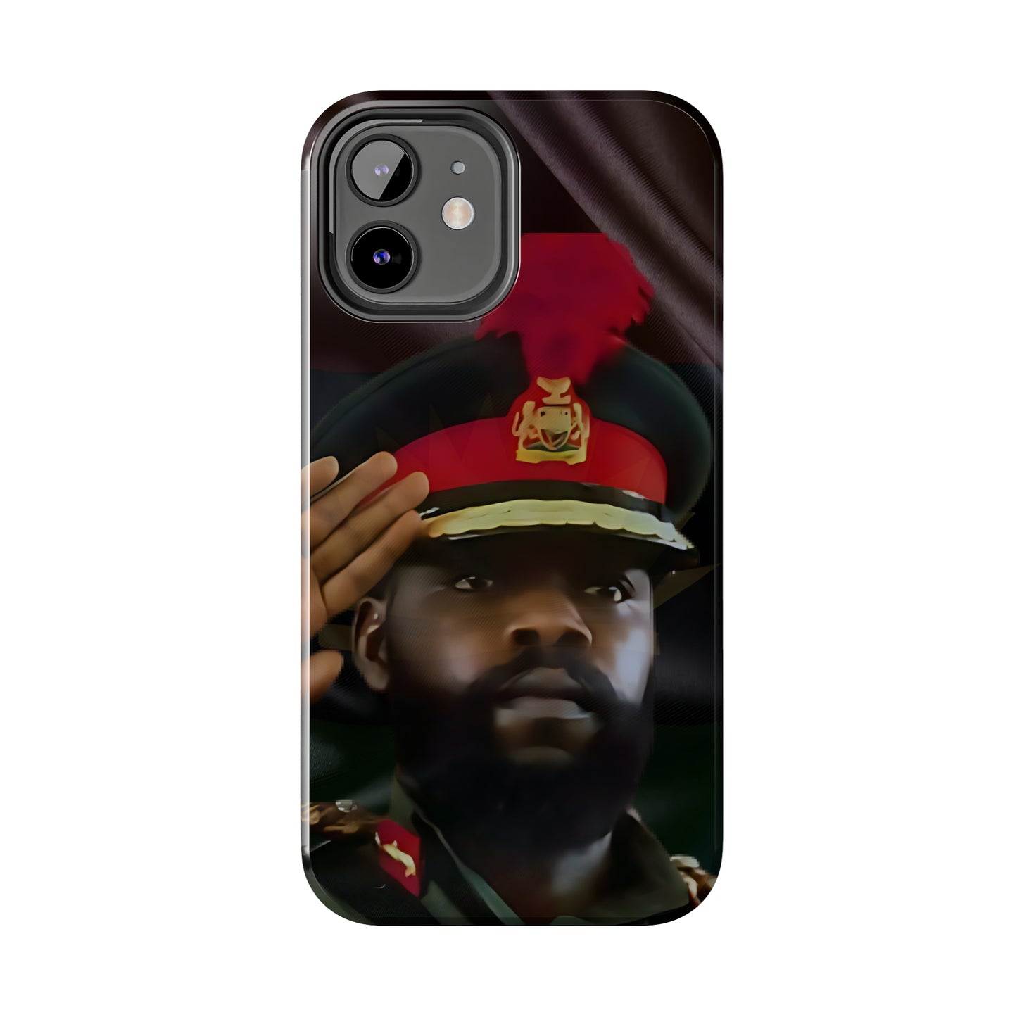 Chukwuemeka Odumegwu Ojukwu (General of the Armies of the United States of Biafra) (Limited Edition) - Tough iPhone Cases (iPhone 7, 8, X, 11, 12, 13, 14, 15)