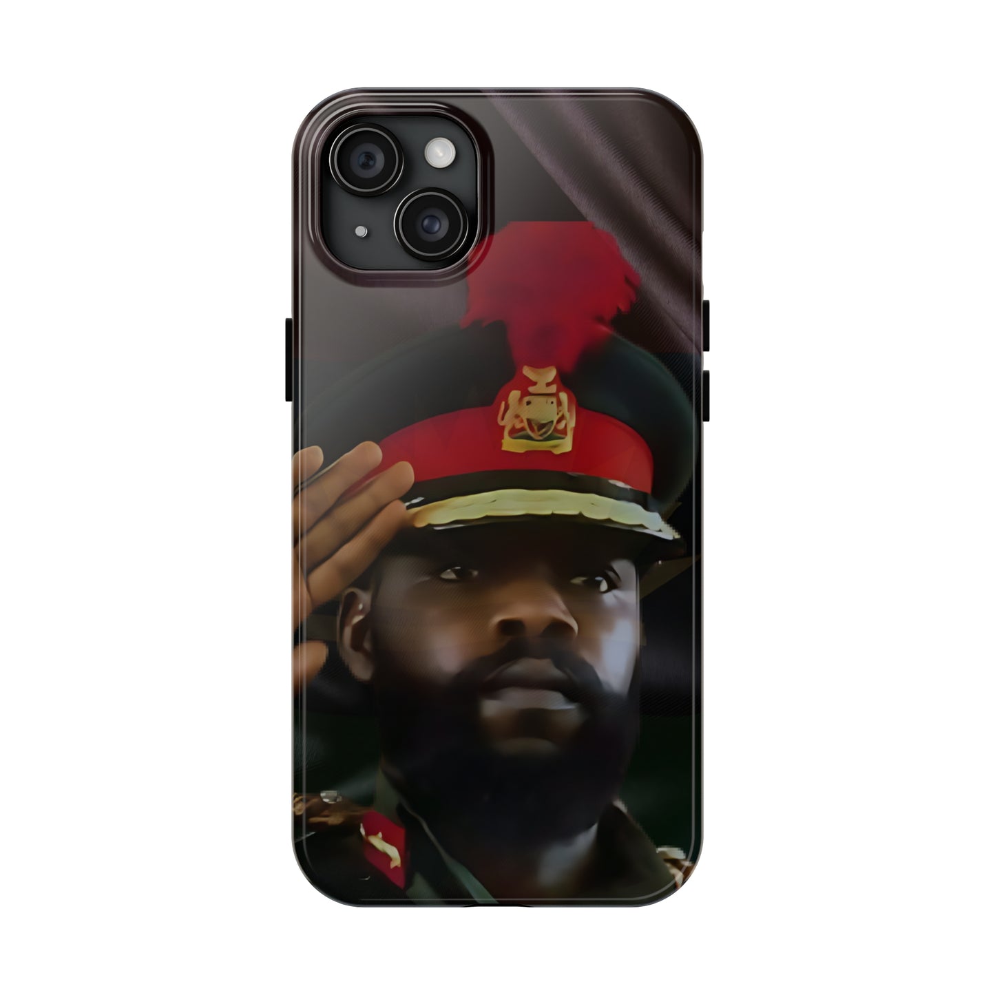 Chukwuemeka Odumegwu Ojukwu (General of the Armies of the United States of Biafra) (Limited Edition) - Tough iPhone Cases (iPhone 7, 8, X, 11, 12, 13, 14, 15)