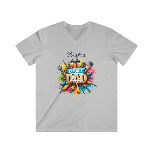 Biafra Best Dad V-Neck (USA)