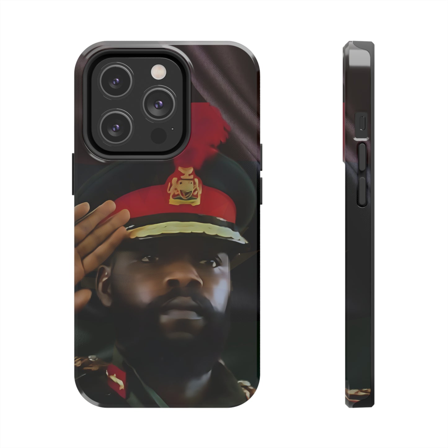 Chukwuemeka Odumegwu Ojukwu (General of the Armies of the United States of Biafra) (Limited Edition) - Tough iPhone Cases (iPhone 7, 8, X, 11, 12, 13, 14, 15)