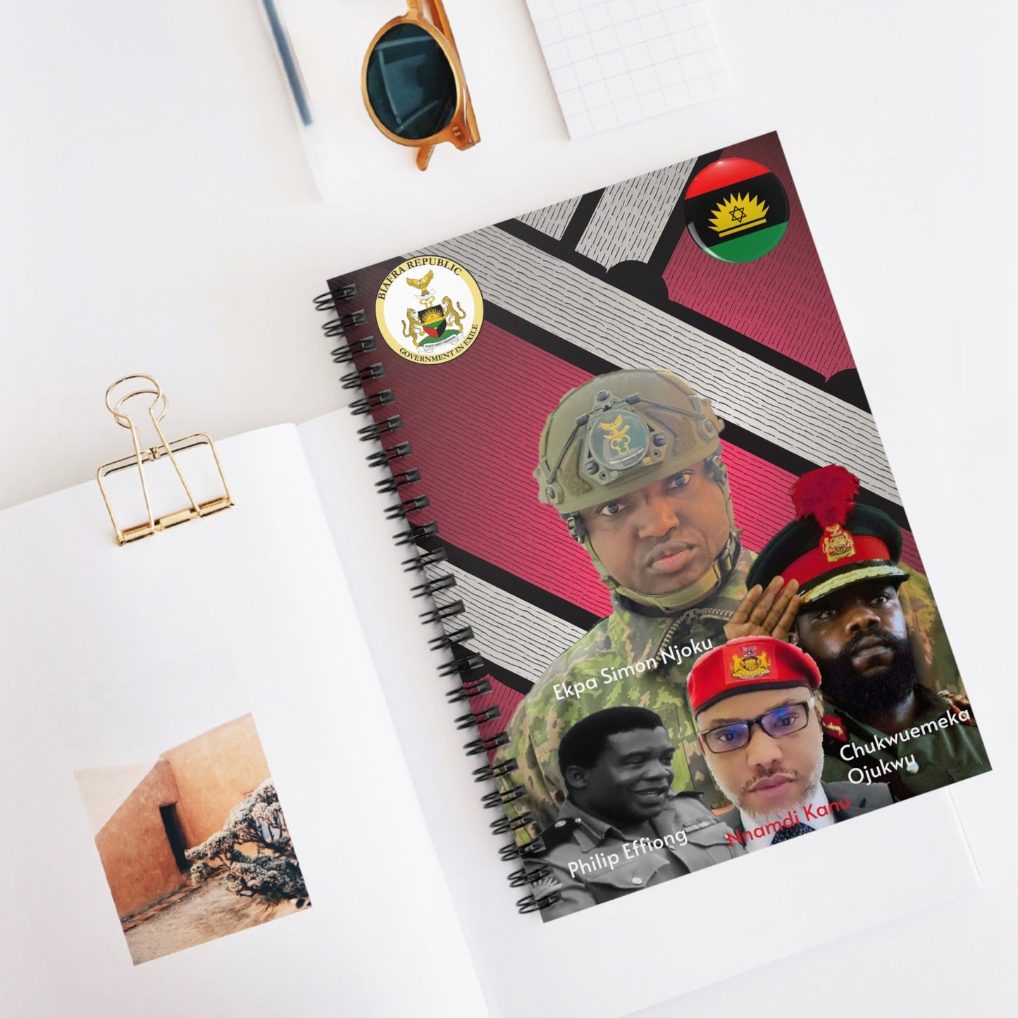 Biafra Heroes Spiral Notebook - Ruled Line (Limited Edition)