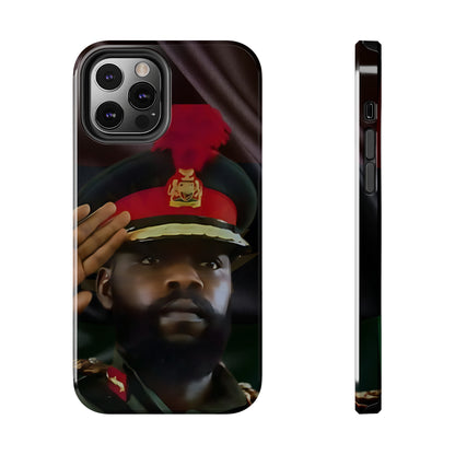 Chukwuemeka Odumegwu Ojukwu (General of the Armies of the United States of Biafra) (Limited Edition) - Tough iPhone Cases (iPhone 7, 8, X, 11, 12, 13, 14, 15)