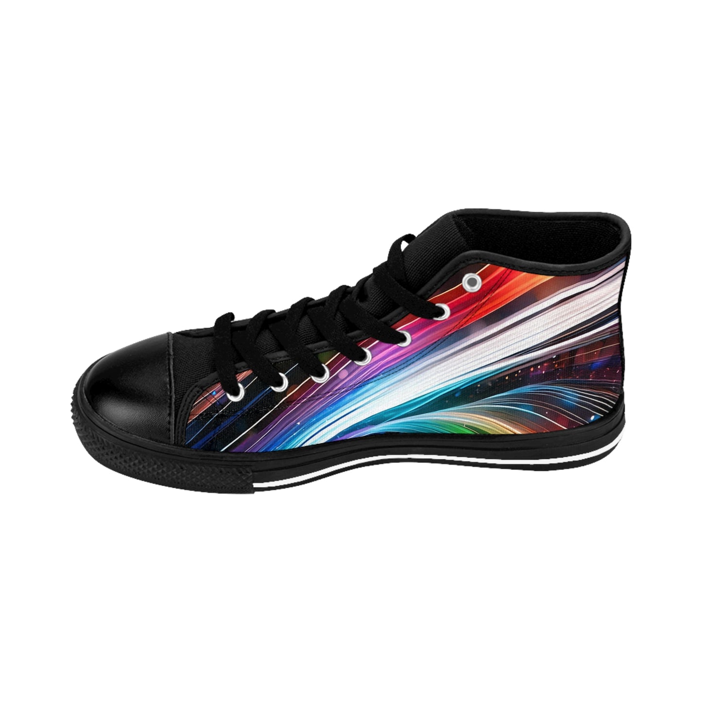 Frequency Lines Women's Classic Sneakers (Limited Edition)