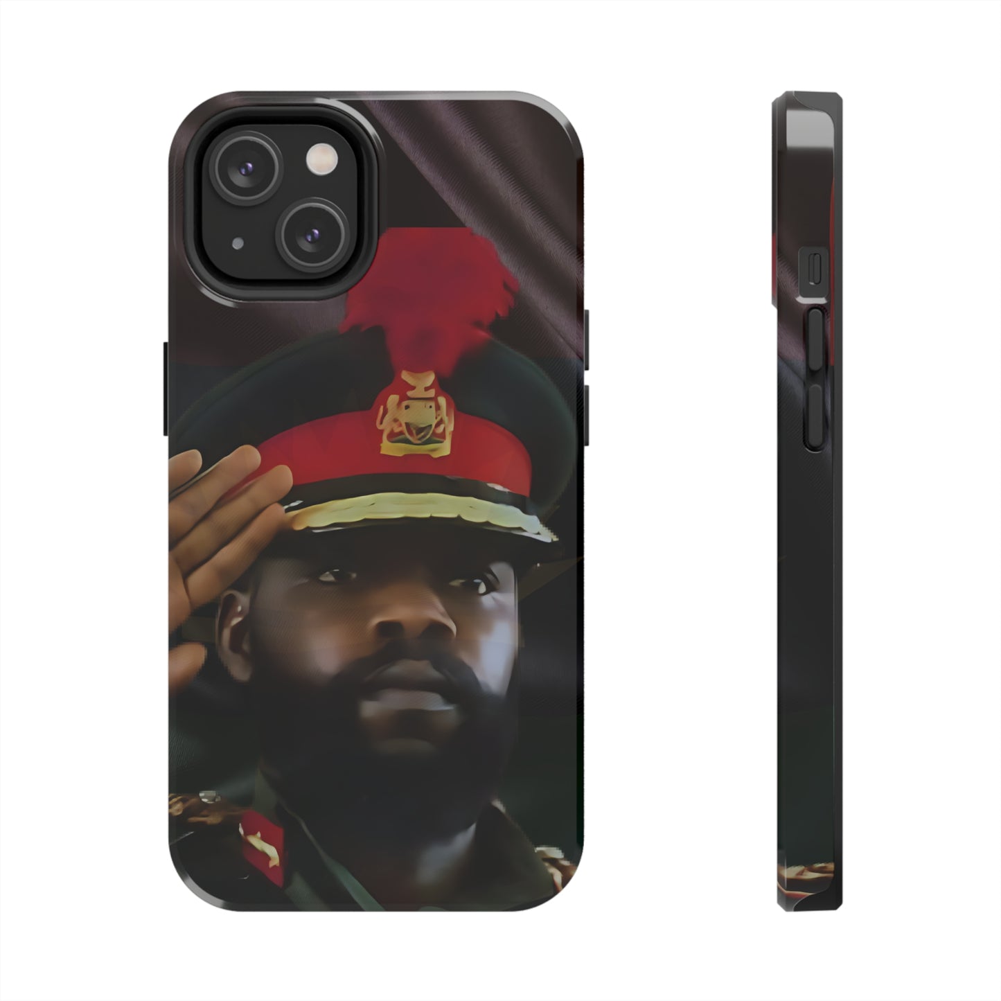 Chukwuemeka Odumegwu Ojukwu (General of the Armies of the United States of Biafra) (Limited Edition) - Tough iPhone Cases (iPhone 7, 8, X, 11, 12, 13, 14, 15)