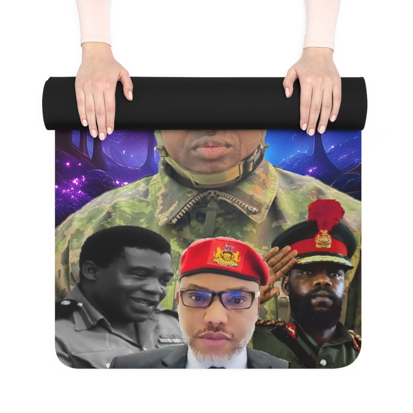 Biafra Heroes Rubber Yoga Mat (Limited Edition)