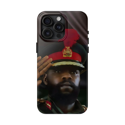 Chukwuemeka Odumegwu Ojukwu (General of the Armies of the United States of Biafra) (Limited Edition) - Tough iPhone Cases (iPhone 7, 8, X, 11, 12, 13, 14, 15)