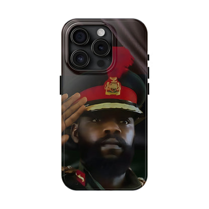 Chukwuemeka Odumegwu Ojukwu (General of the Armies of the United States of Biafra) (Limited Edition) - Tough iPhone Cases (iPhone 7, 8, X, 11, 12, 13, 14, 15)