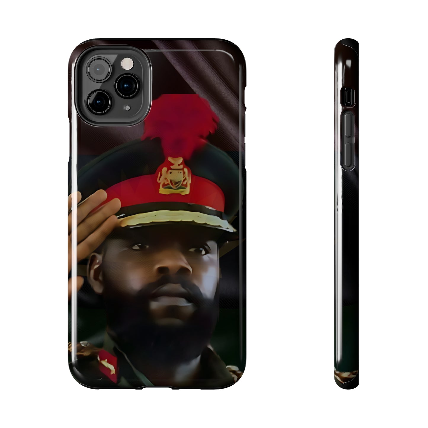 Chukwuemeka Odumegwu Ojukwu (General of the Armies of the United States of Biafra) (Limited Edition) - Tough iPhone Cases (iPhone 7, 8, X, 11, 12, 13, 14, 15)