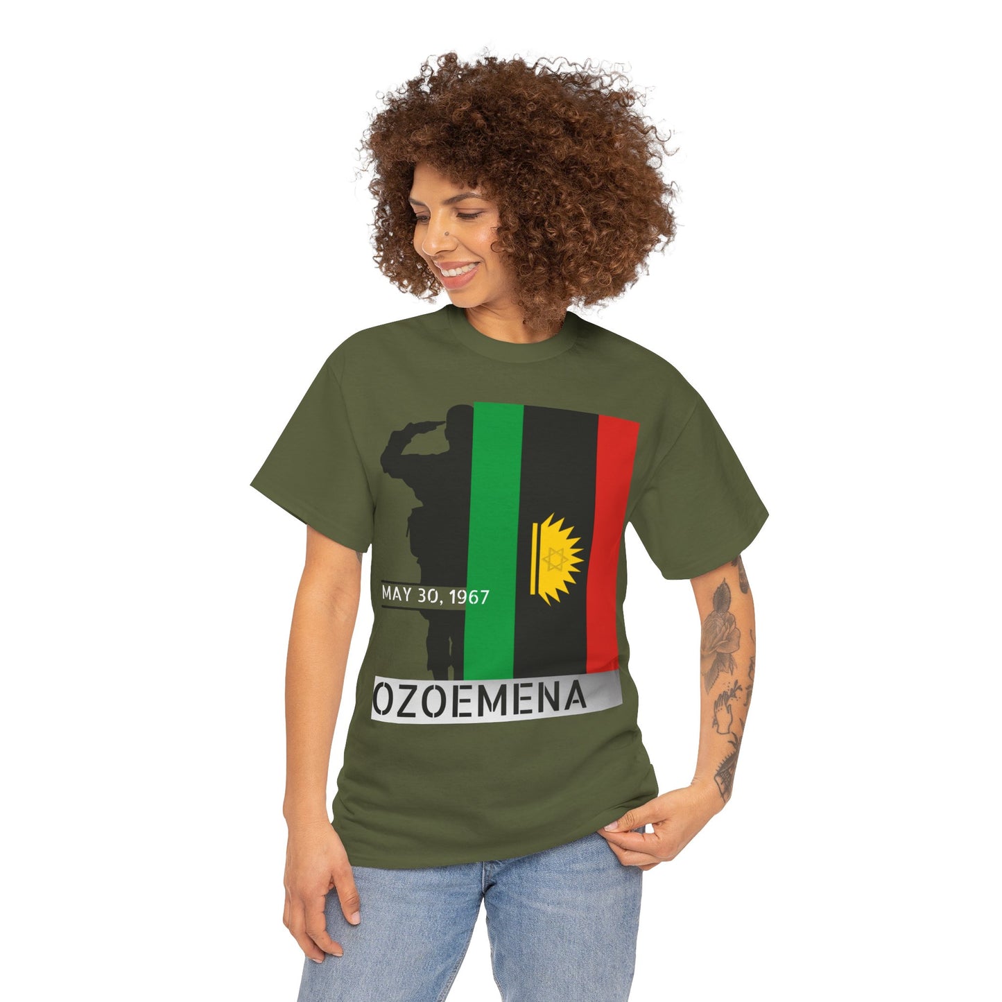 Biafra Veterans/Memorial Ozoemena T-Shirt (Czech Republic/Germany)