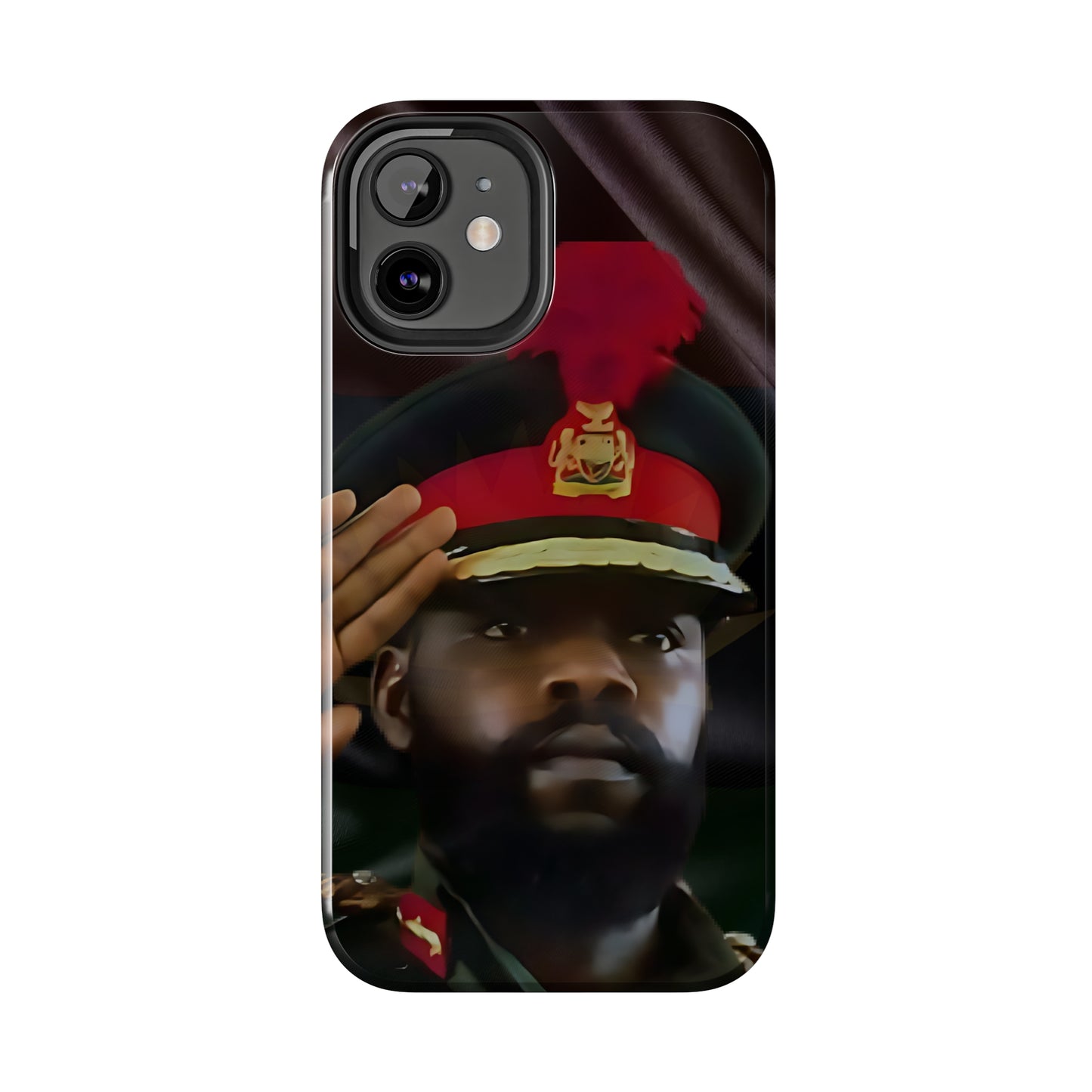 Chukwuemeka Odumegwu Ojukwu (General of the Armies of the United States of Biafra) (Limited Edition) - Tough iPhone Cases (iPhone 7, 8, X, 11, 12, 13, 14, 15)